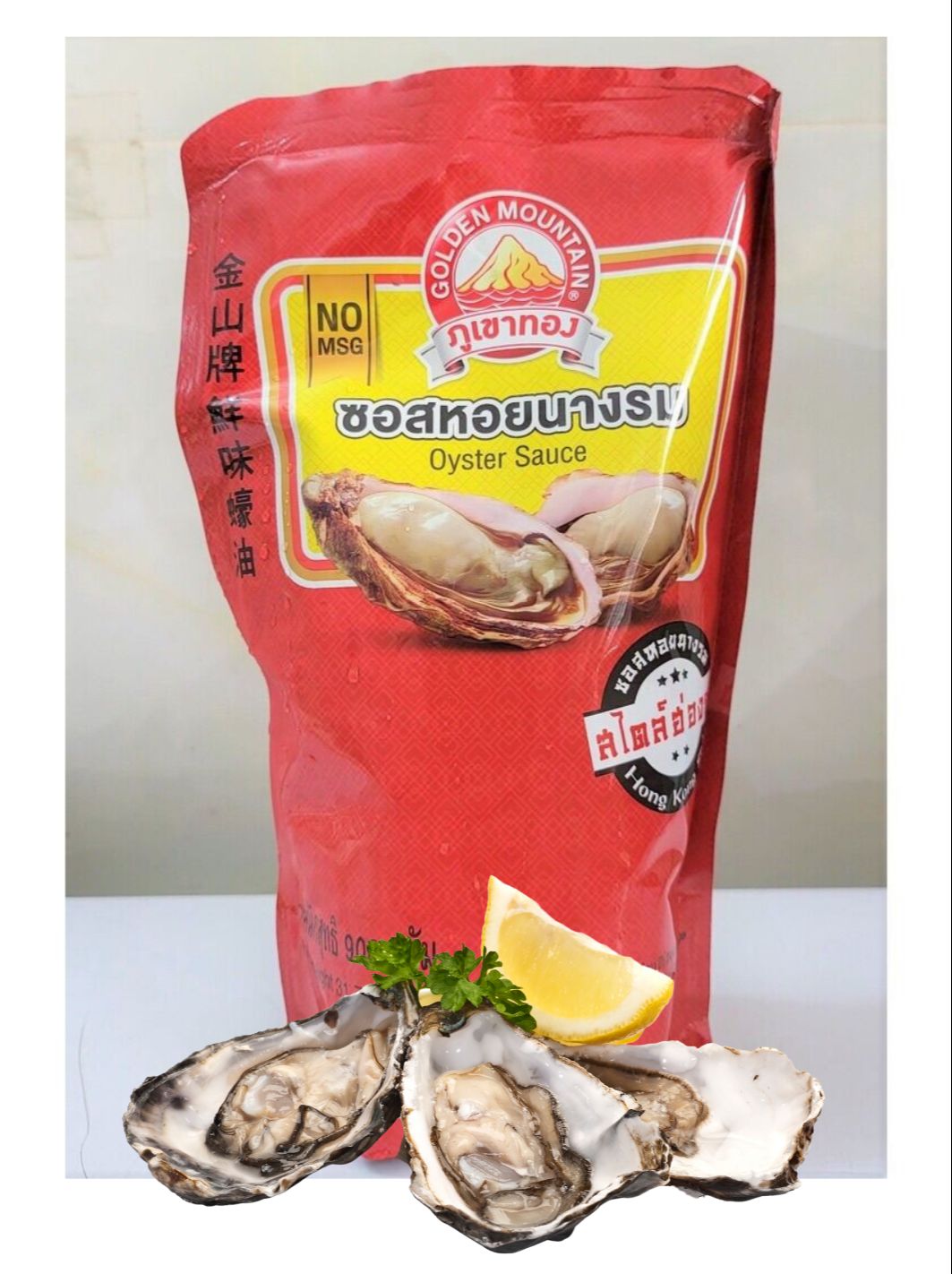 Dầu hào túi nhôm Golden Mountain 900g Chính hãng