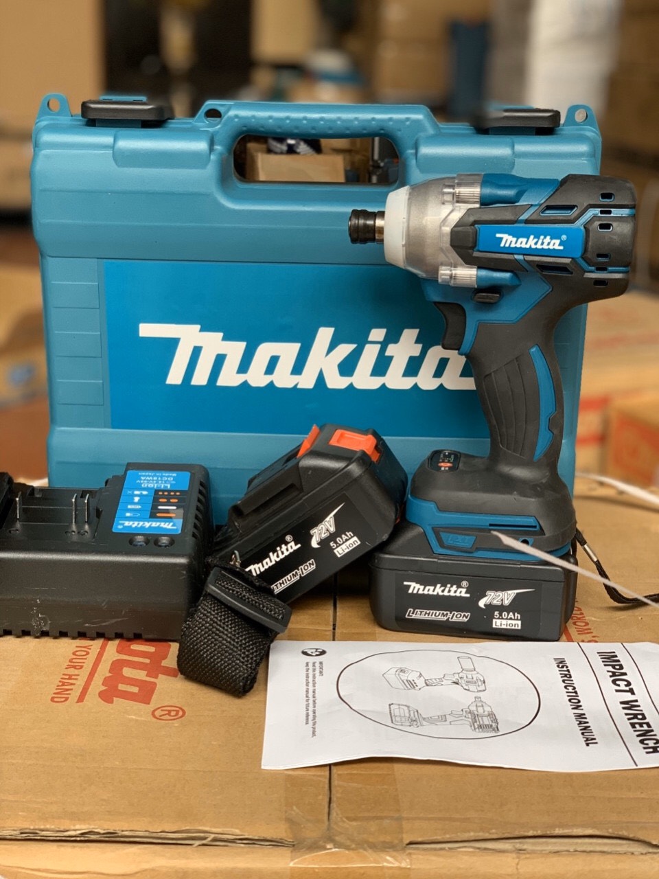 Máy chuyên vít makita 72V 2pin bắt vít bắn mái tôn