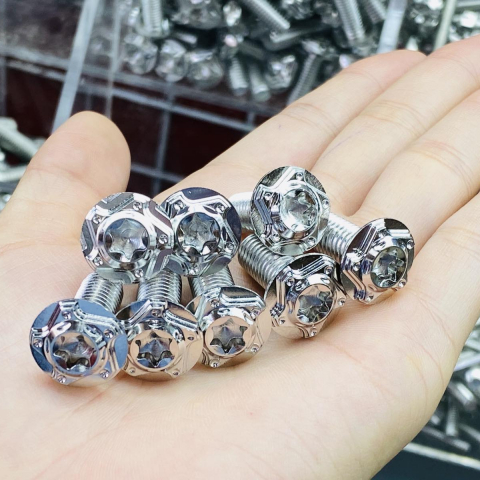 Bộ ốc đĩa Salaya inox cho Exciter, Winner, Sonic (10con)