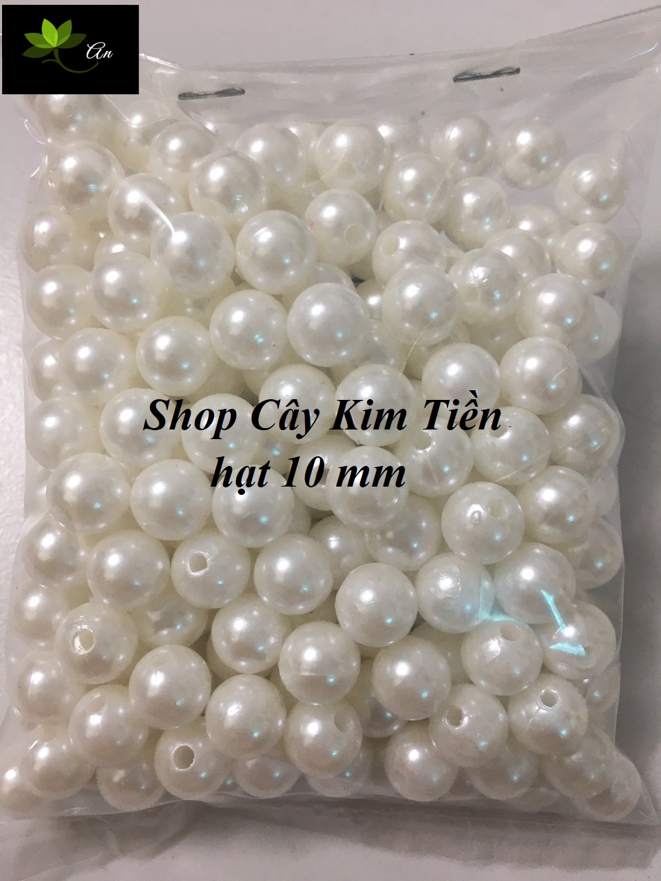 Hạt cườm trắng 10mm, 8mm,6mm