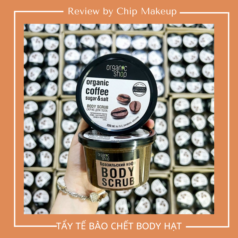 KEM TẨY TẾ BÀO CHẾT TOÀN THÂN ORGANIC COFFEE & SUGAR BODY SCRUB