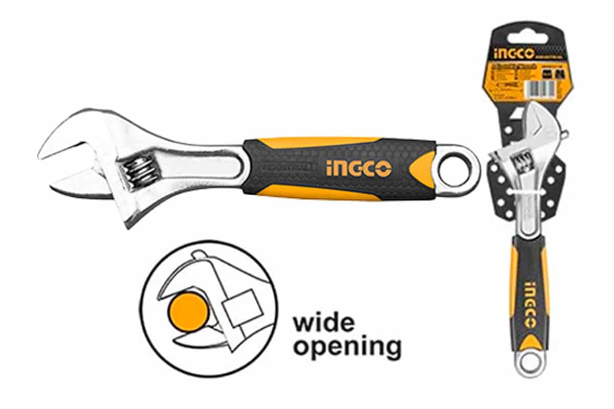 Mỏ lết 10" thép crv ingco hadw131108