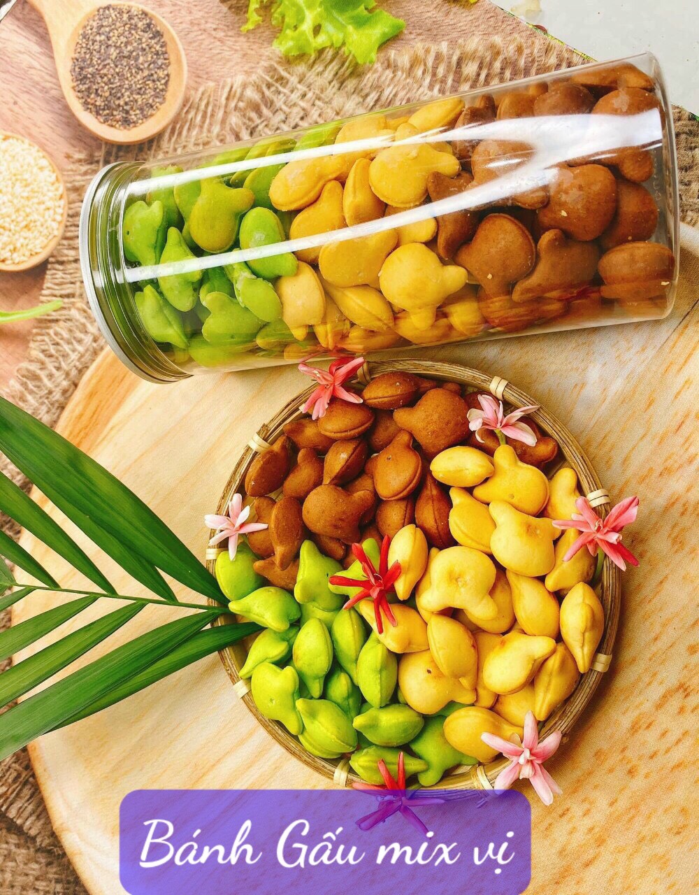 Bánh gấu mix 3 vị 420g - lacàfood