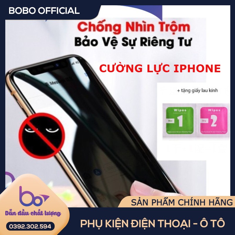 Kính Chống Nhìn Trộm iPhone thách thức mọi ánh nhìn, Kính cường lực Iphone có tất cả các dòng iphone 6/6s, 6Plus/6s Plus, 7/8, 7Plus/8Plus, X/Xs, Xr, Xs Max, 11 Pro / 11 Pro Max, Mua kính chống nhìn trộm iPhone tặng kèm giấy lau, Aha Case