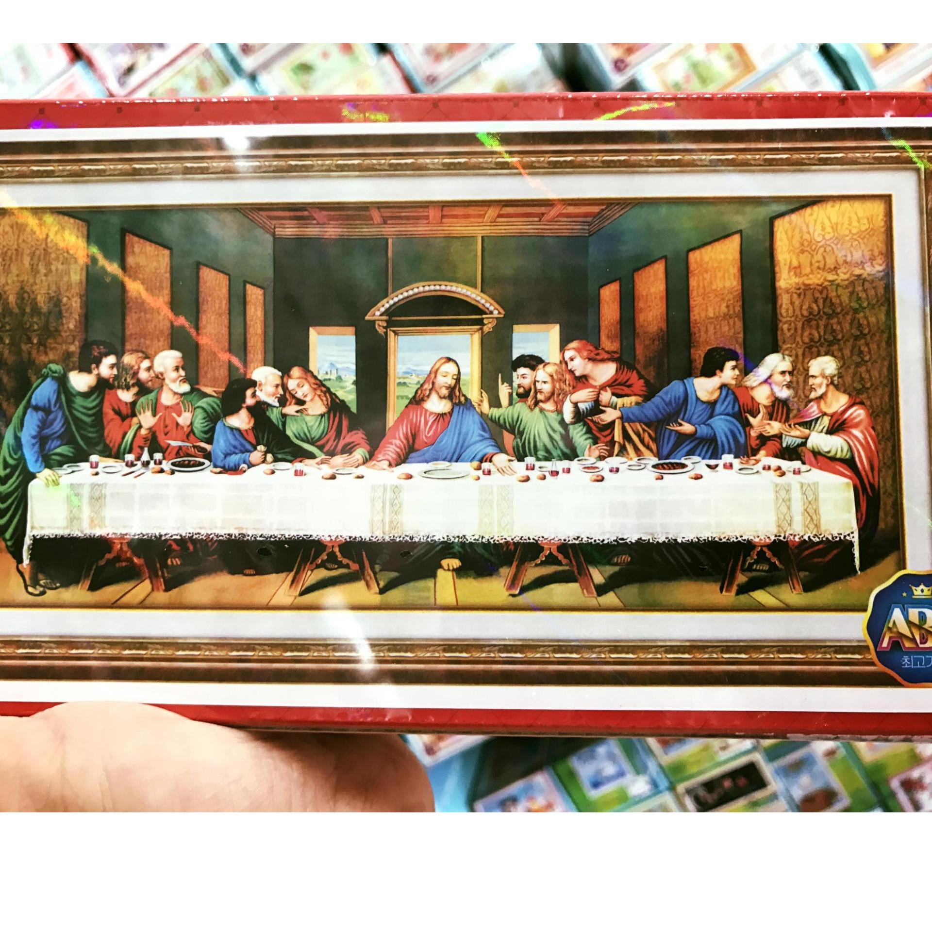 Tranh đính đá 13 ông thánh tông đồ Df2547 174x75cm chưa đính