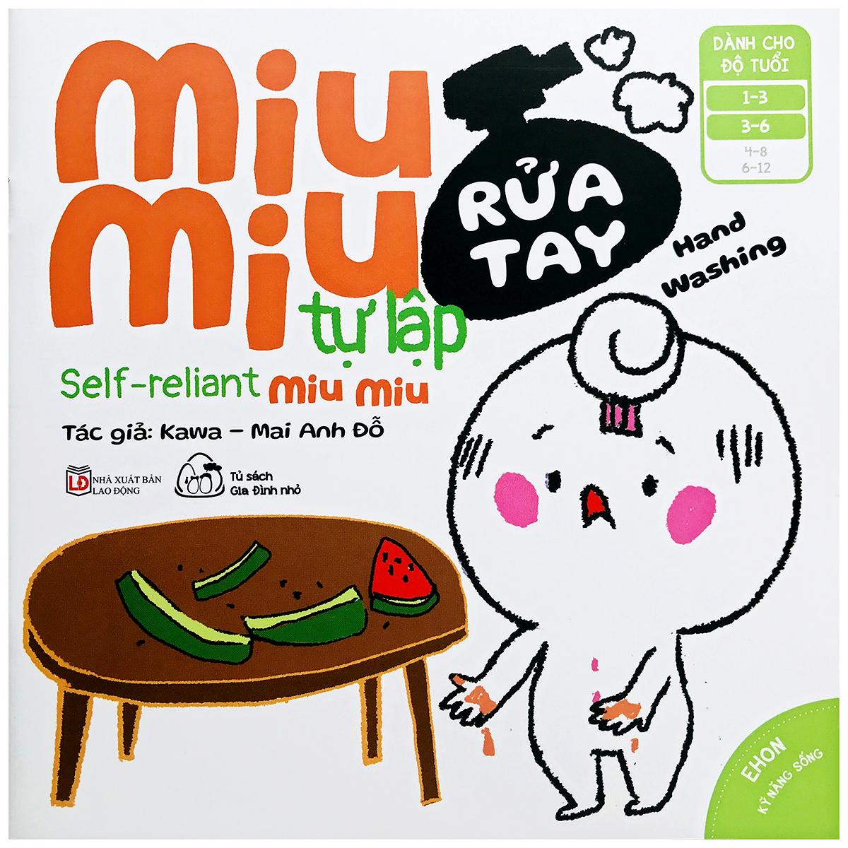 Sách - Ehon Kĩ Năng Sống - Miu Miu Tự Lập- Phần 2 - Combo 8 quyển, lẻ tùy chọn