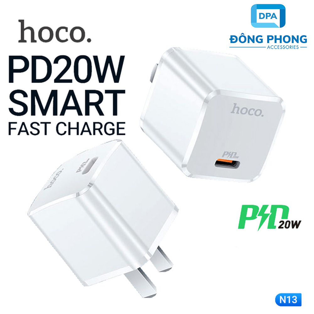 Củ sạc nhanh hoco n13 pd 20w chính hãng