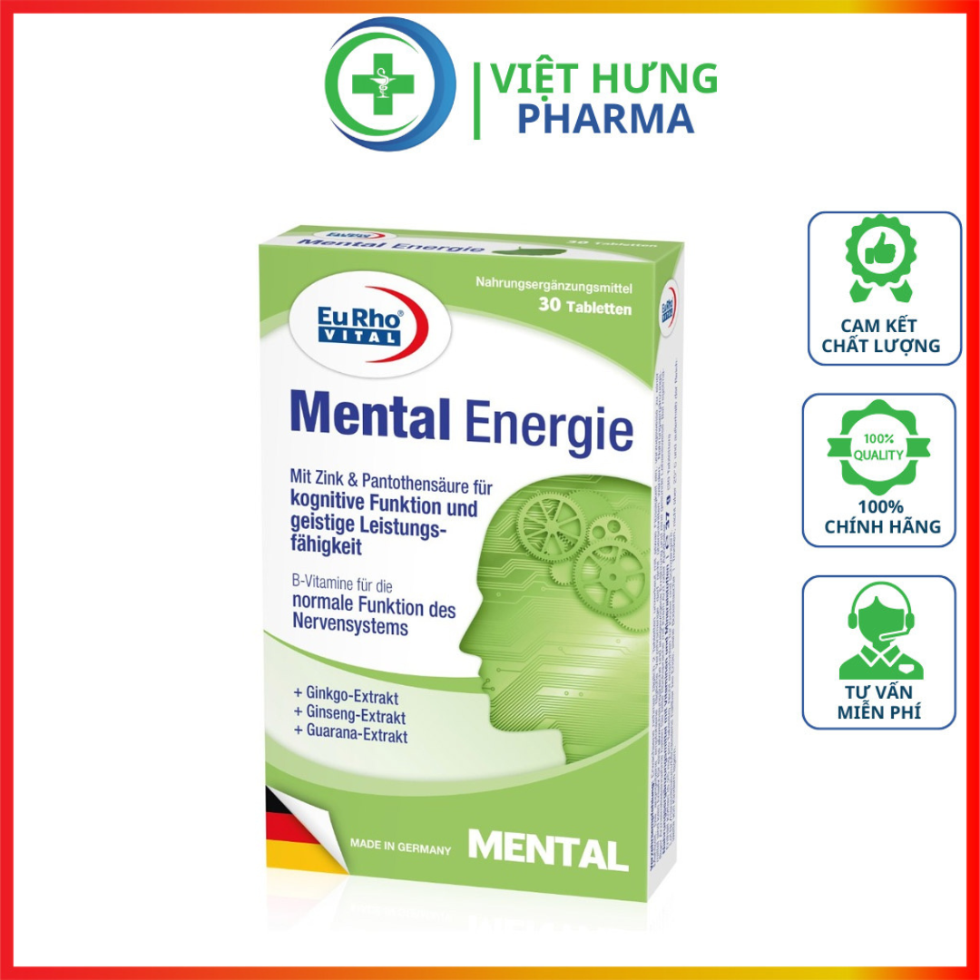 Viên Uống Bổ Não Eurho Vital Mental Energie