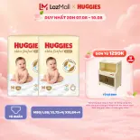 Combo 2 gói Tã quần Huggies Skin Perfect Mega Jumbo M98/L88/XL72+4/XXL64+4 miếng với 2 vùng thấm giảm kích ứng da