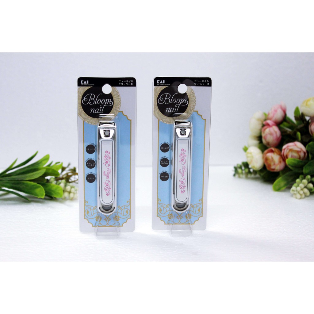Giảm giá Bấm móng tay inox mẫu hoa văn KAI hàng Nhật - BeeCost