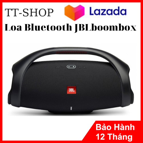 Loa Bluetooth JBL Boombox Công Suất Lớn 60W, Chống Nước Đạt Chuẩn IPX7, Giắc Cắm Tai Nghe, Có Micro,Tương Thích Với Nhiều Loại Máy Tính Điện Thoại, Dung Lượng Pin Khủng, Sử Dụng 24 Tiếng. Bao Chất Lượng, Bảo Hành 12 Tháng