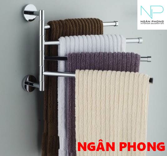 [HCM]THANH TREO KHĂN 360 ĐỘ-INOX 201