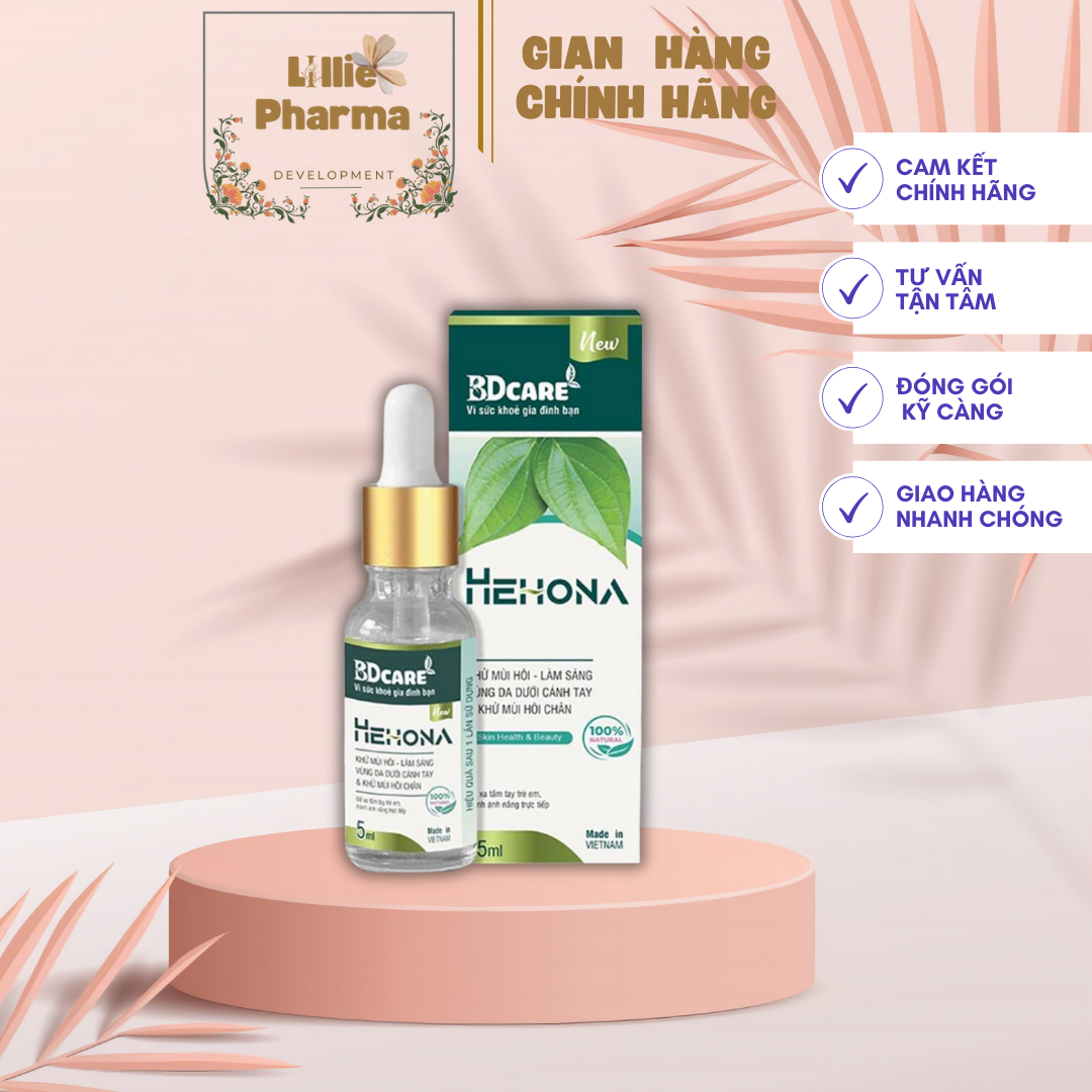 [CHÍNH HÃNG] HEHONA - Serum khử mùi hôi nách & hôi chân-5ml