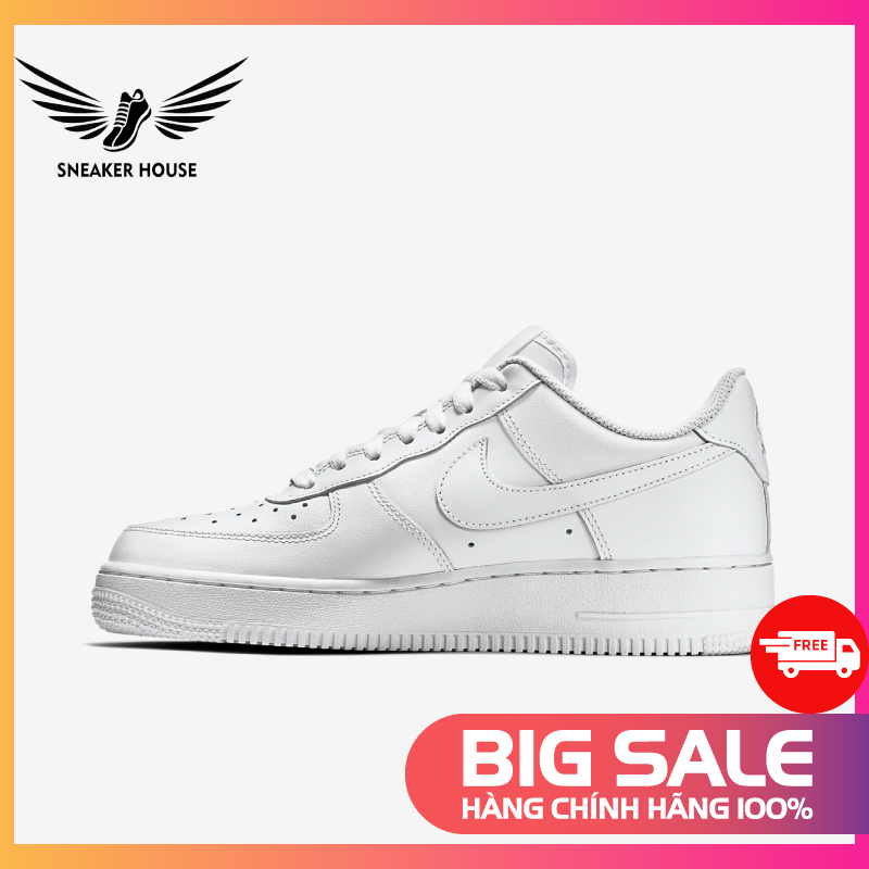 [CHÍNH HÃNG] SNEAKER-HOUSE Giày nam, giày thể thao chính hãng Nike Air Force 1 '07 315122-111