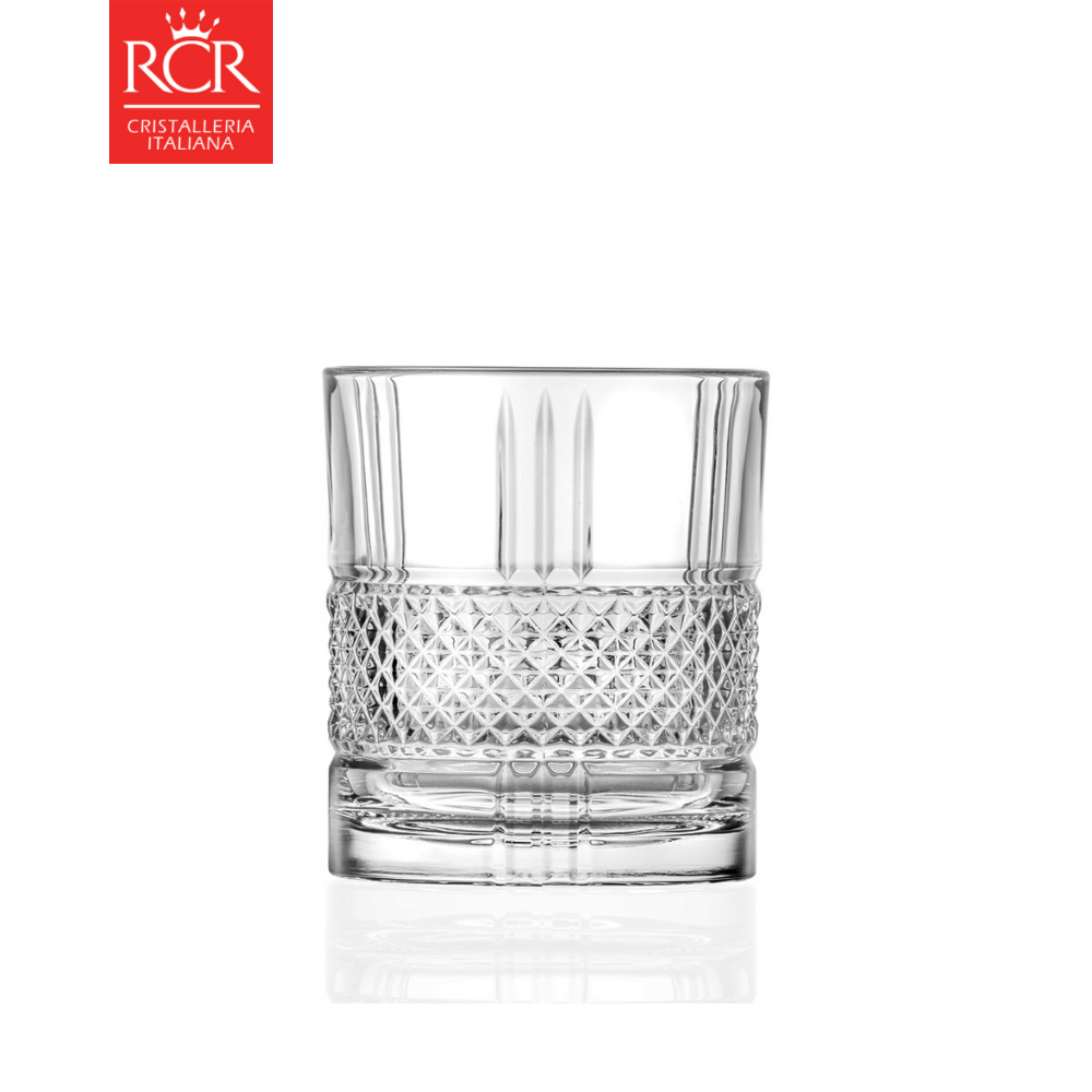 Ly thuỷ tinh pha lê ý rcr - brillante dof tumbler 340ml