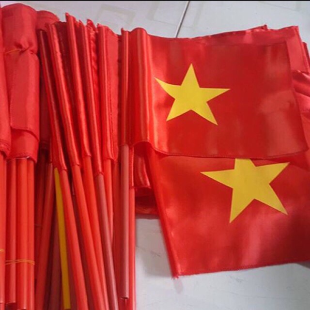 Cờ vẫy cầm tay - combo 100 chiếc giá sỉ/buôn