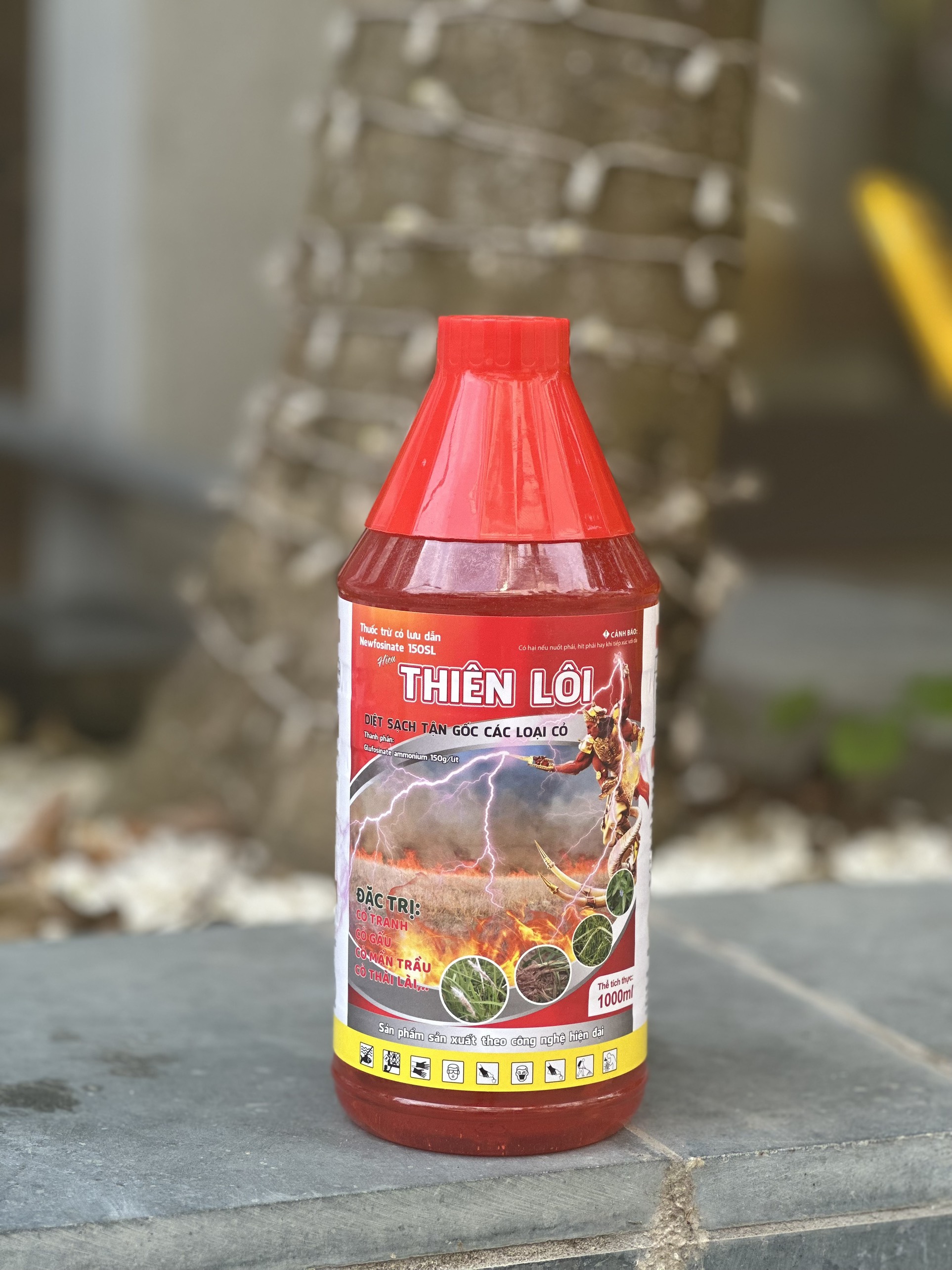  Thuốc trừ Cỏ Thiên Lôi chính hãng Kinh Bắc chai 1 lít Newfosinate 150SL   Cỏ chết tận gốc,thối tận đầu rễ  