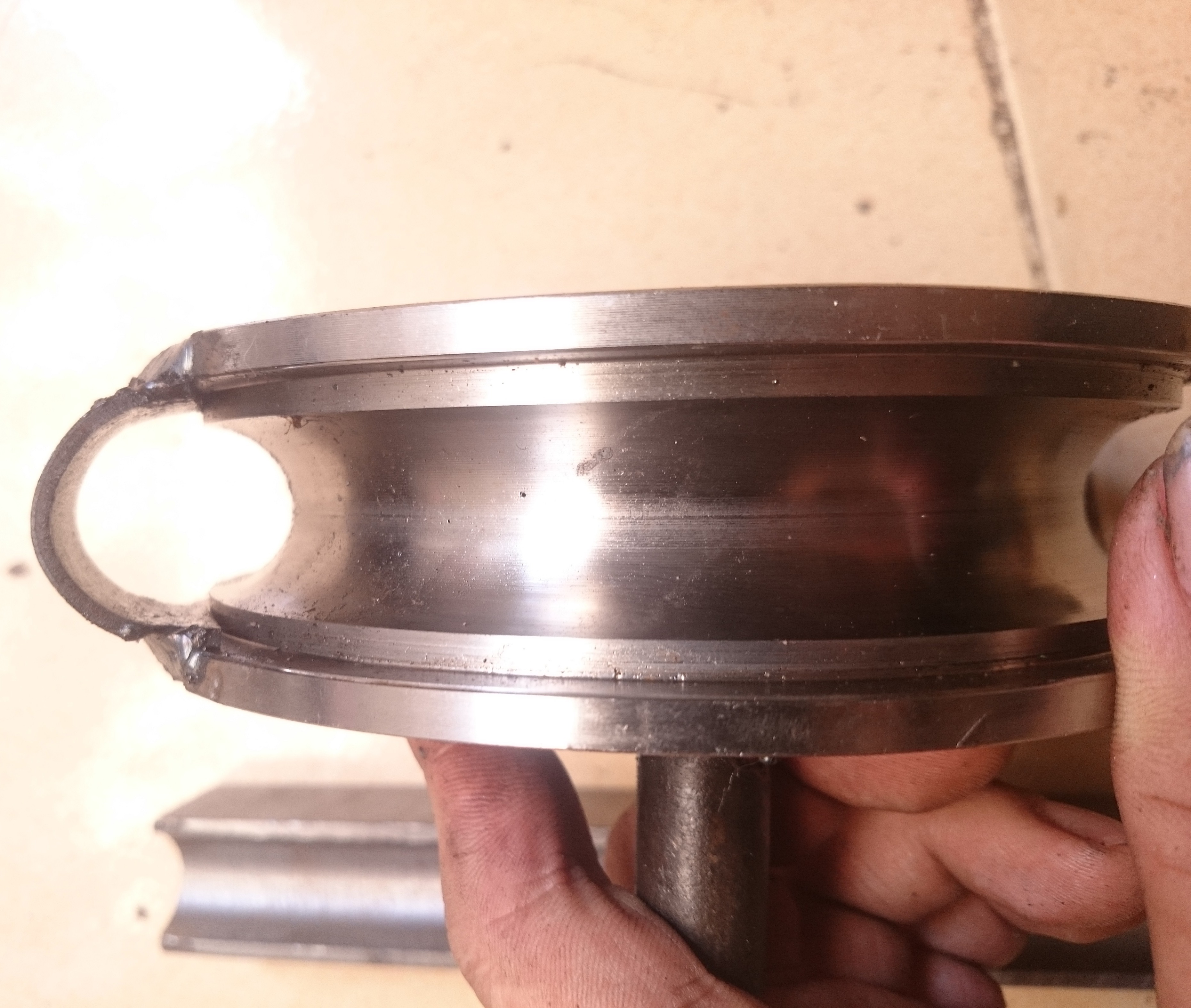 Puly uốn ống tròn phi 27, Khuôn uốn ống tròn phi 27