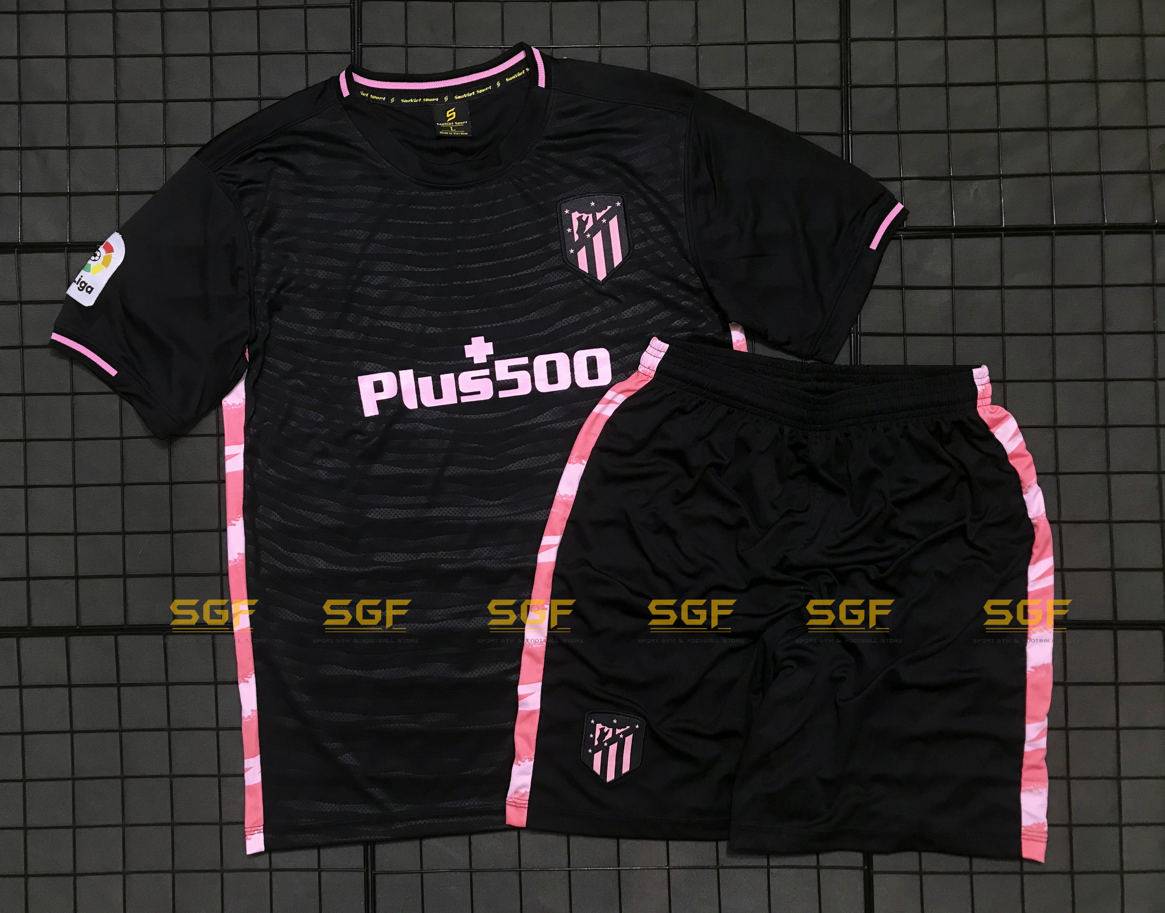 Quần Áo Bóng Đá ATHLETICO đen mẫu Fan Editions 2023