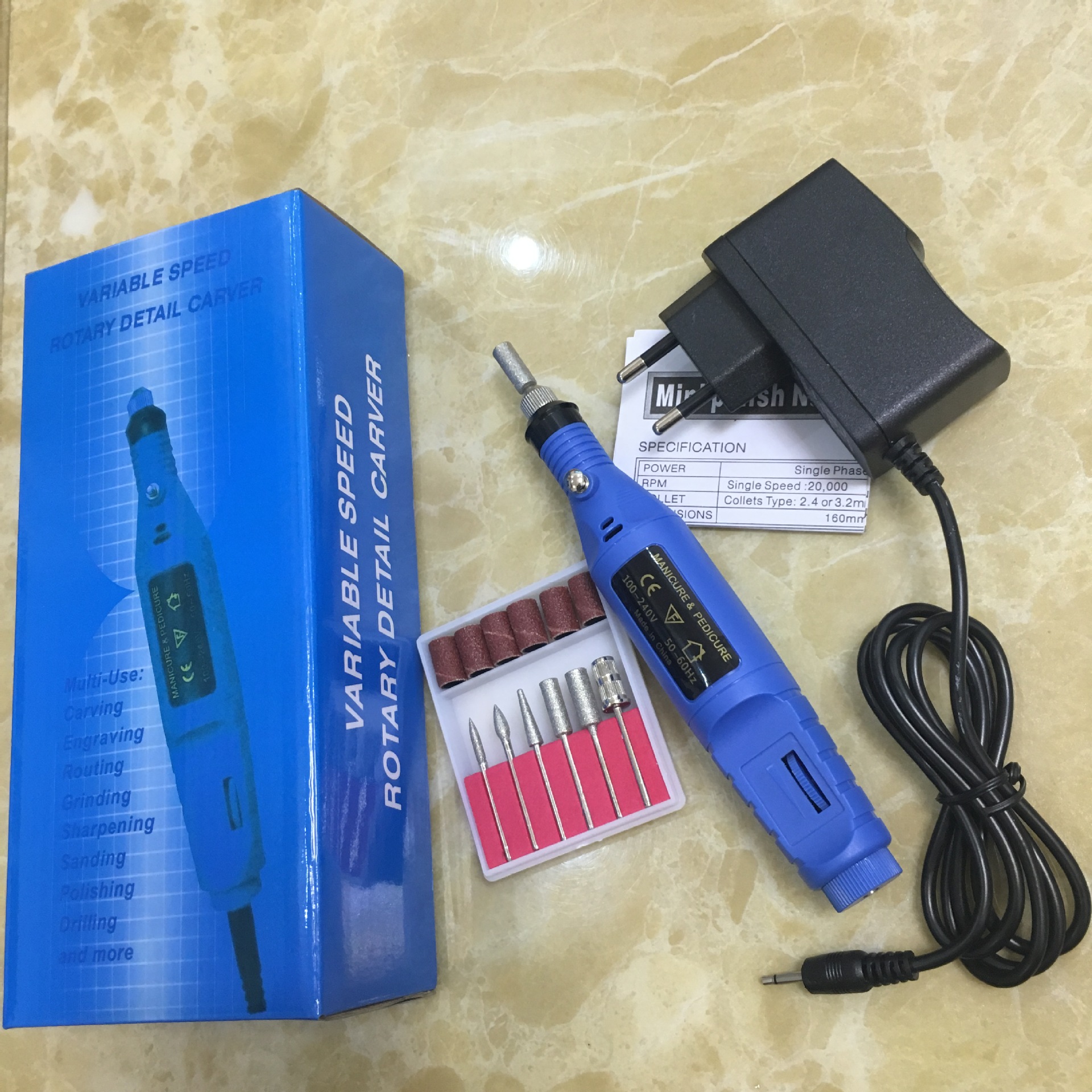 Máy mài nail mini, nhỏ gọn, làm móng tiện dụng