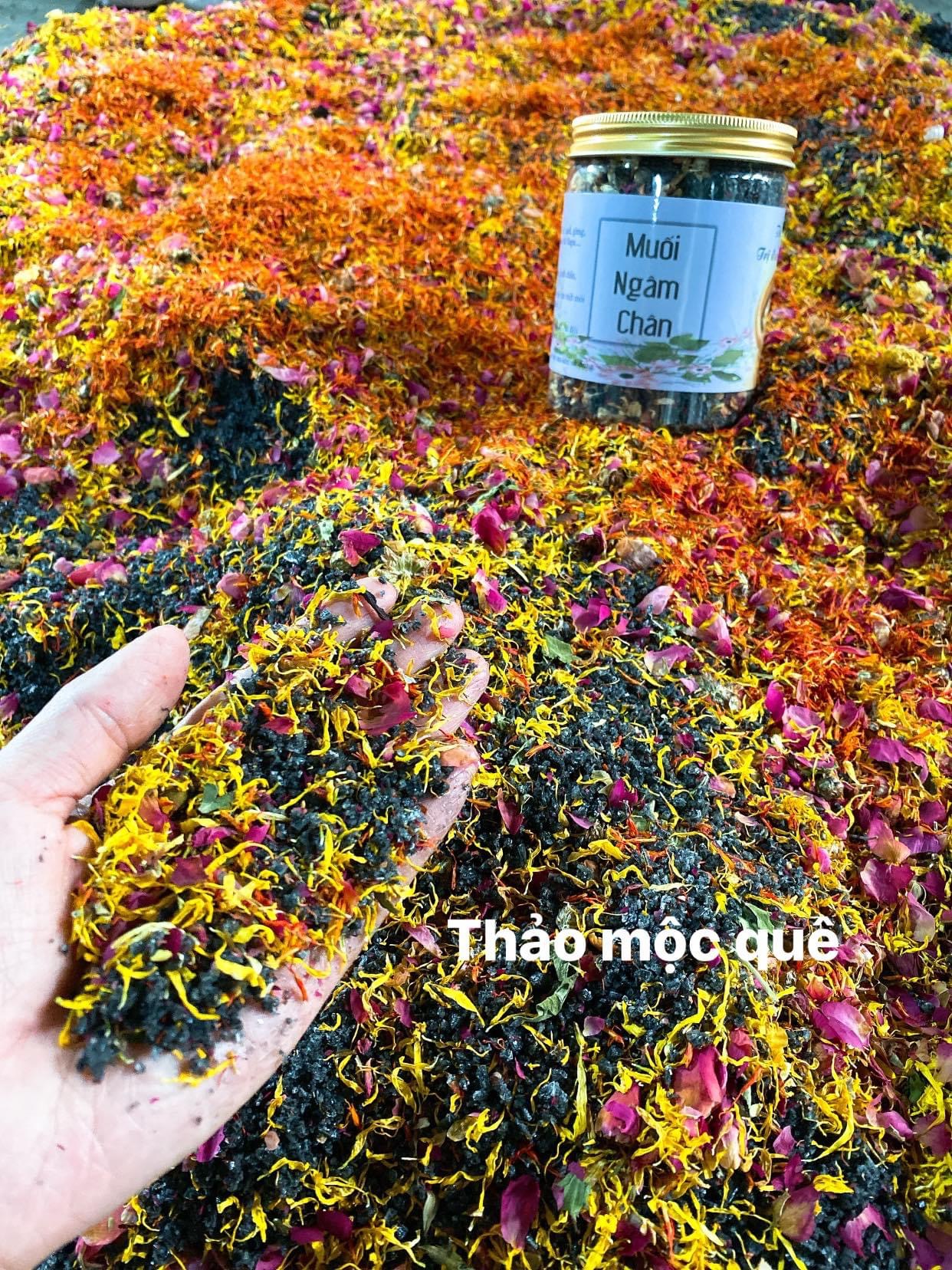 (Giá sỉ) Muối Ngâm Chân Thảo Dược - 400G - giảm phù chân bà bầu, hỗ trợ xương khớp, ngủ ngon