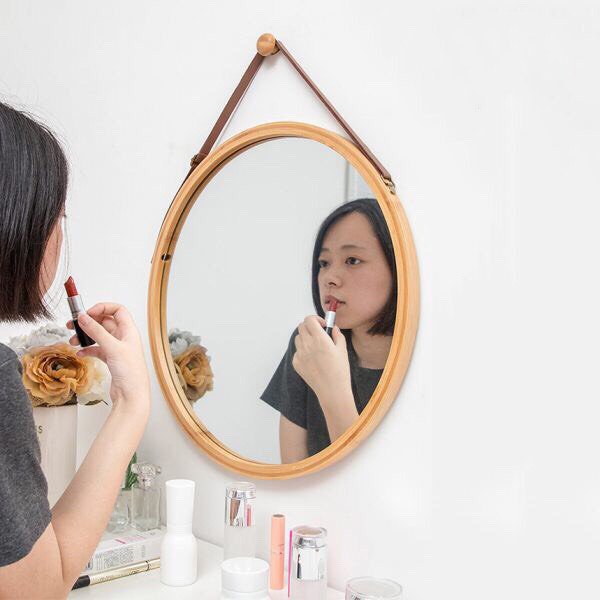 gương tròn treo tường