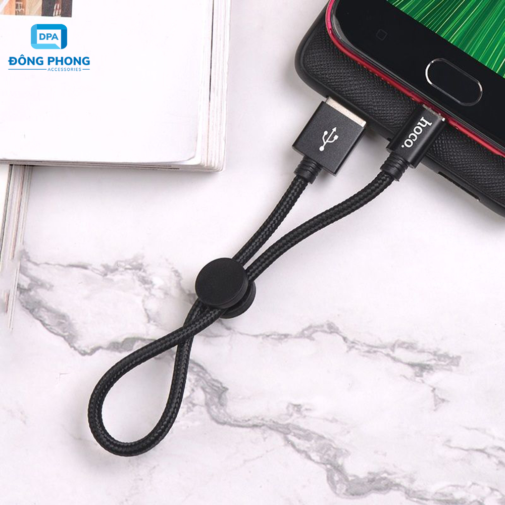 Cáp sạc nhanh hoco x35 chính hãng dài 25cm