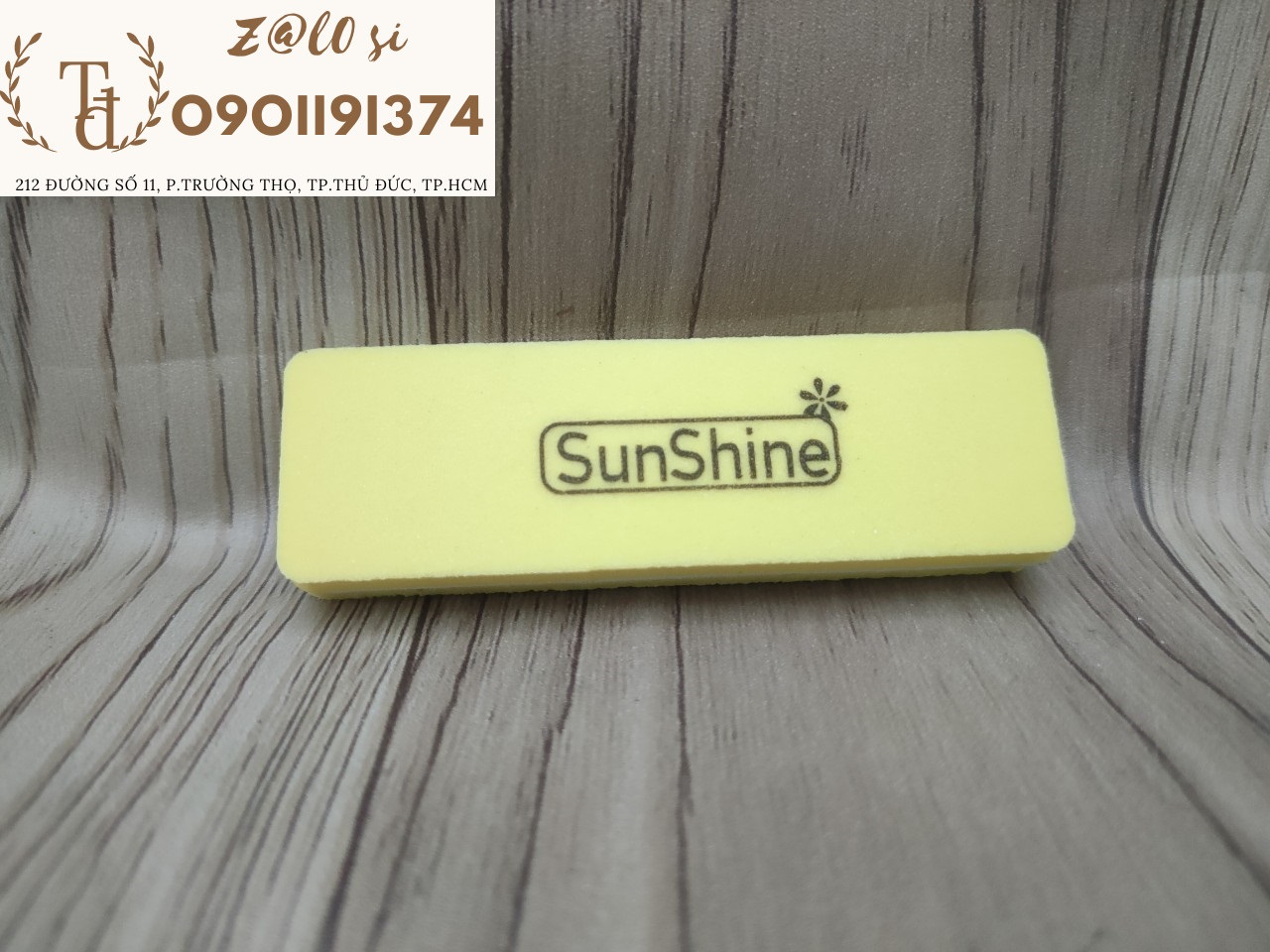 Dũa phao sunshine loại ngắn màu vàng