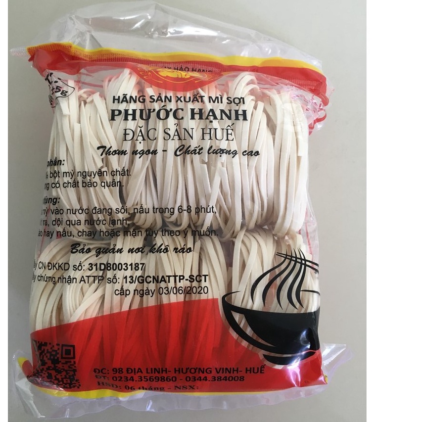 Bánh canh bột mì khô phước hạnh 400g | dried huế's noodle 400g per pack