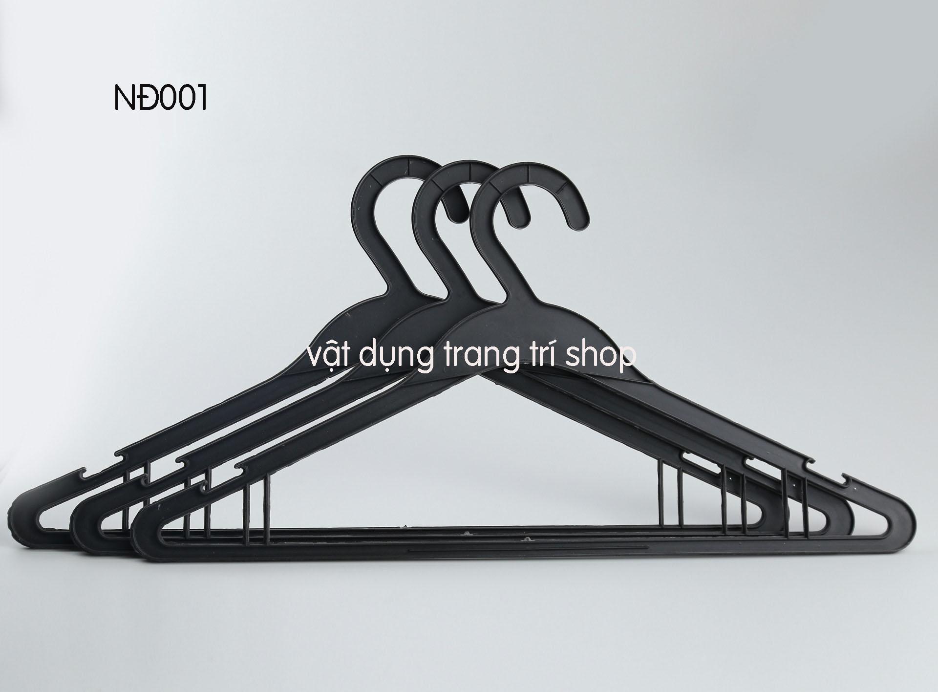 Móc nhựa đen chất nhựa PVC 41cm