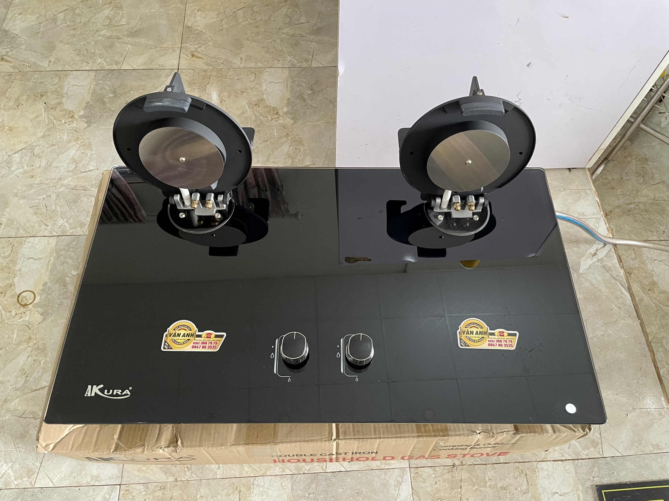 Bếp gas âm lật ngắt gas tự động