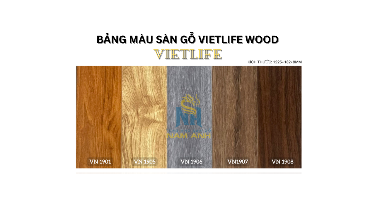 Sàn Gỗ Cốt Xanh VIETLIFE FANCY 8mm