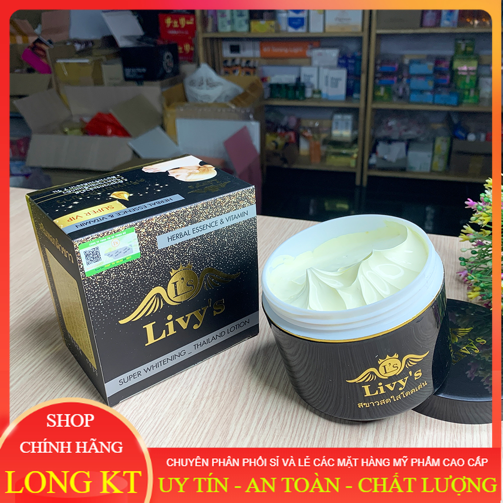 [Hàng Chính Hãng Thái lan] KEM  BODY LIVY'S ĐEN DƯỠNG TRẮNG BODY CAO CẤP N LIVY'S ĐEN THÁI LAN 250GR