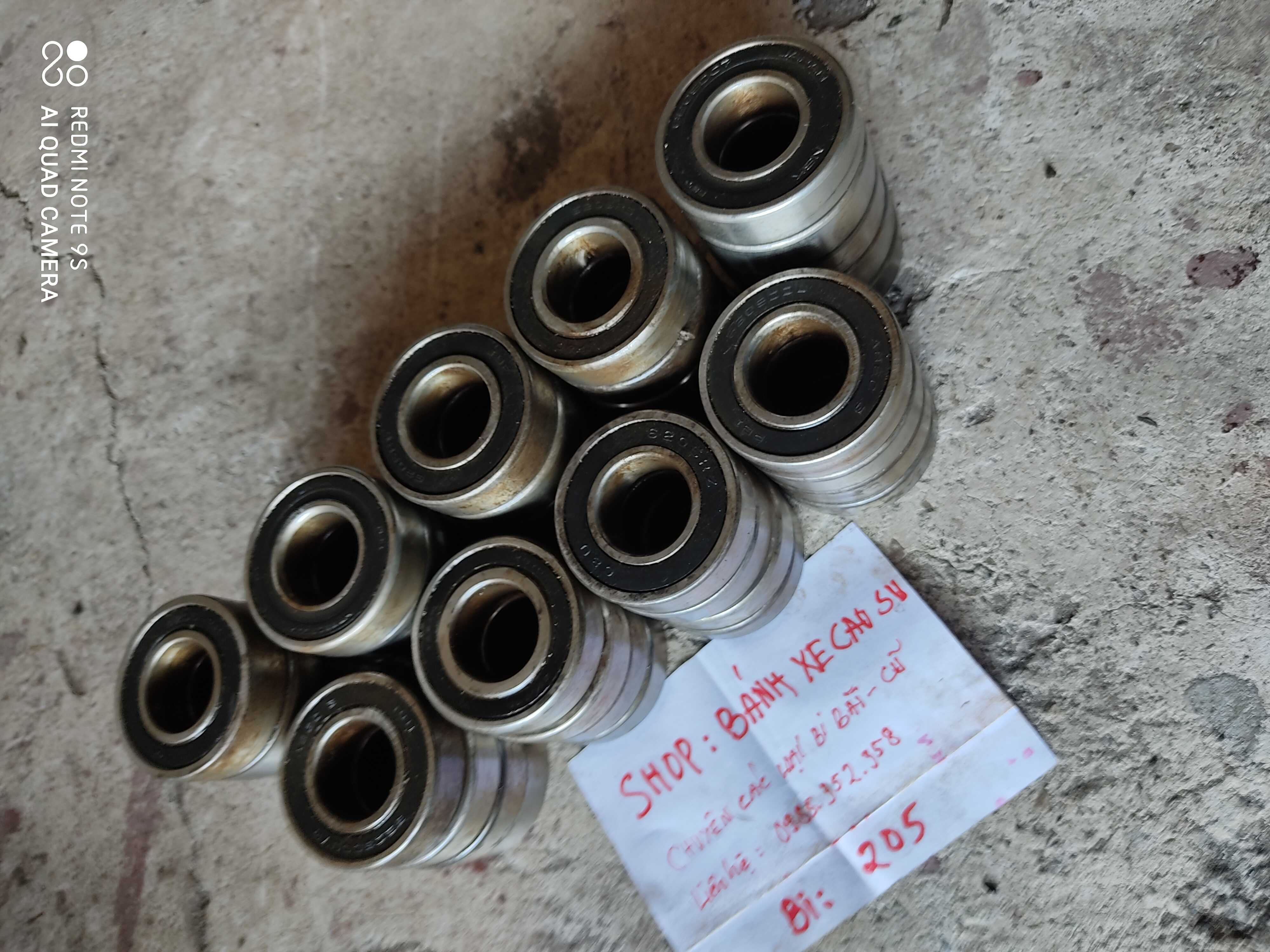 Vòng bi cũ 6205 Bạc đạn Vòng bi bãi VBC6205 Shop Bánh xe cao su