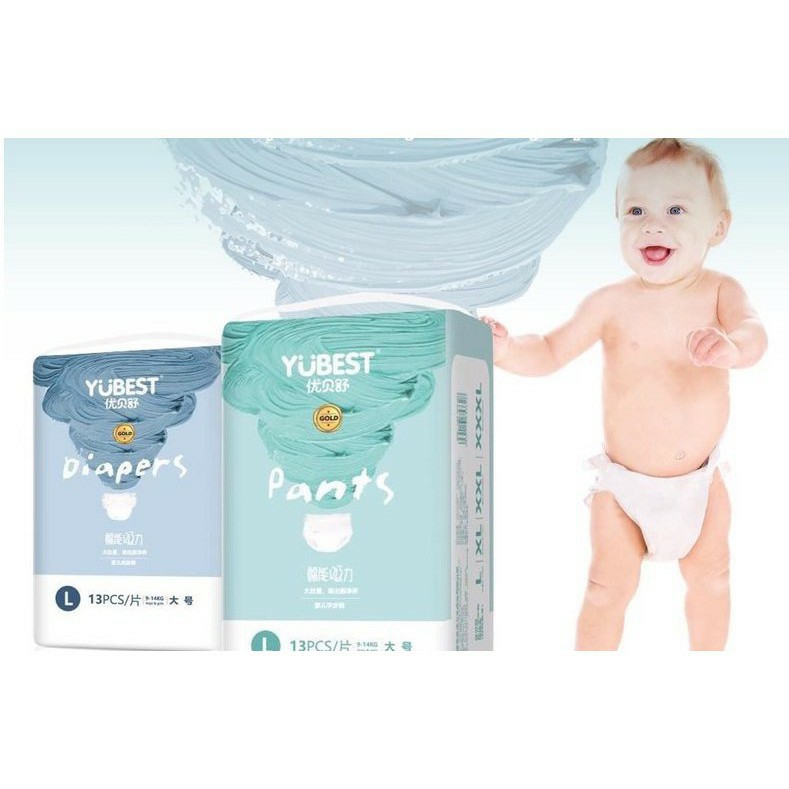 Bỉm/tả Yubest Angle dán tách lẻ bịch nhỏ