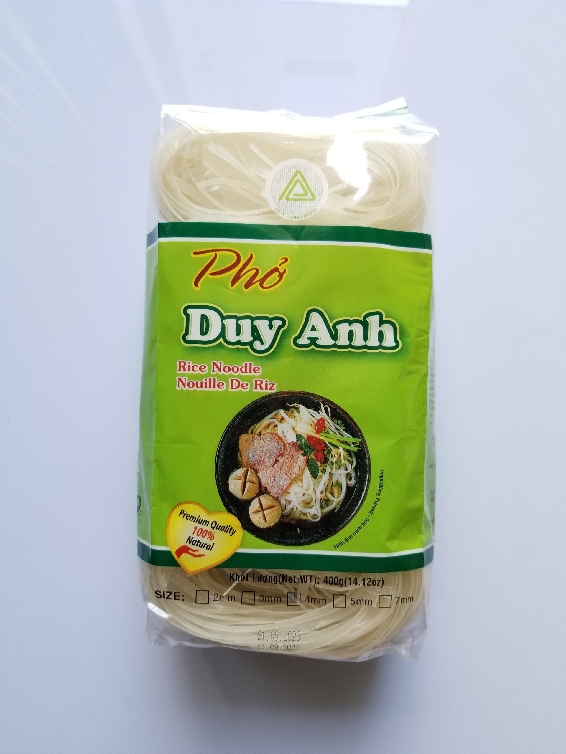 Phở vắt Duy Anh-Phở 4 vắt tròn 4mm-Phở khô-Phở gạo xuất khẩu