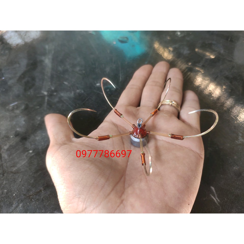 Lưỡi câu ngũ thép nga chuyên săn trắm đen