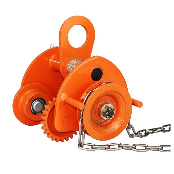 Rùa Kéo Tay, Cụm Móc Treo Palang Loại 2 tấn - Xích Dài 5m Dùng Để Treo Các Loại Tời Điện, Tời PA, Palang Xích