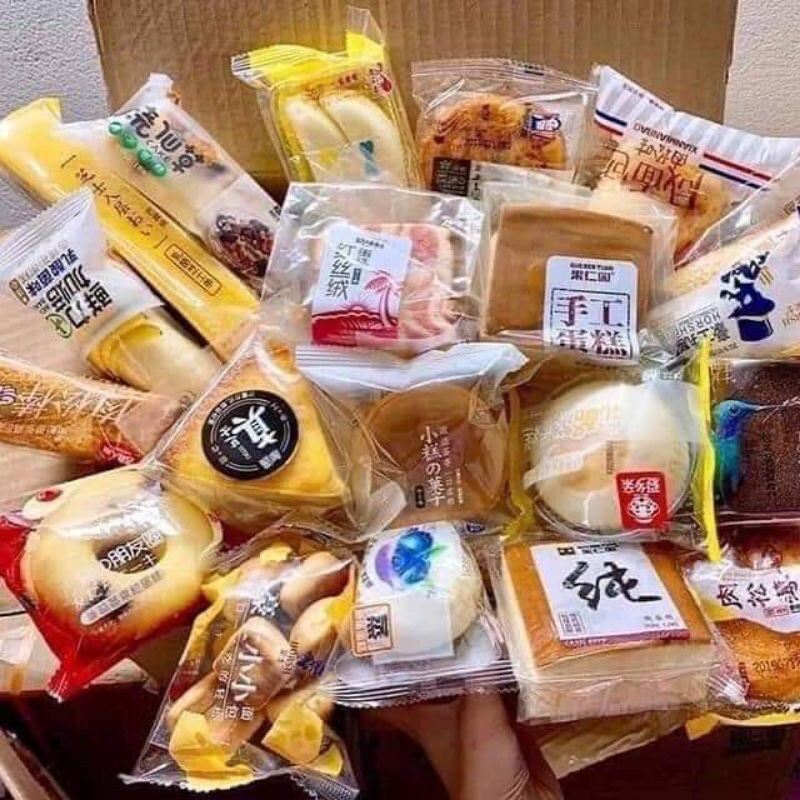 Sẵn 1 thùng 2kg bánh Đài Loan mix trên 20 vị
