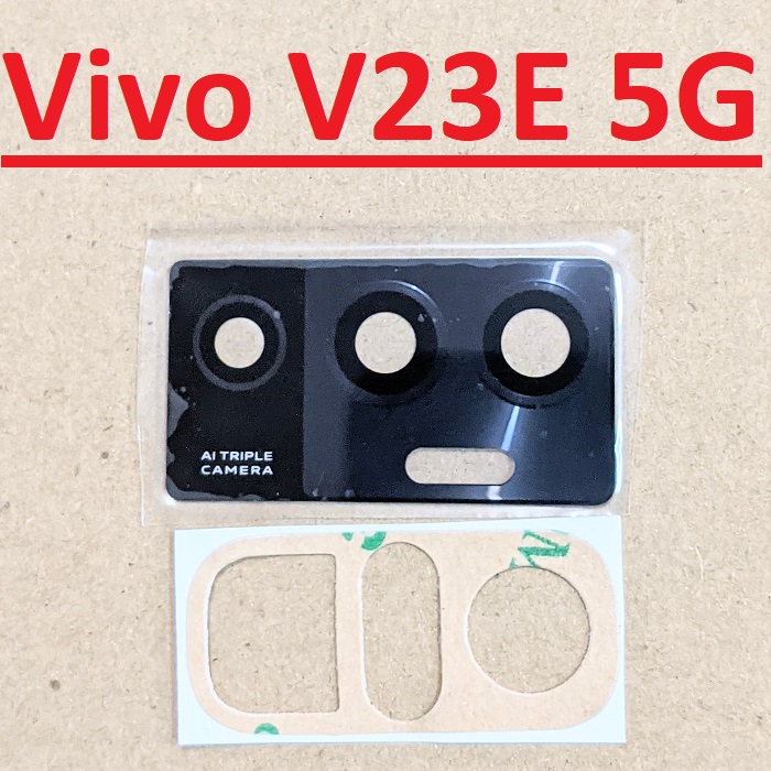 Kính camera sau vivo v23e 5g dành để thay thế mặt kính camera trầy , vỡ, bể linh kiện thay thế