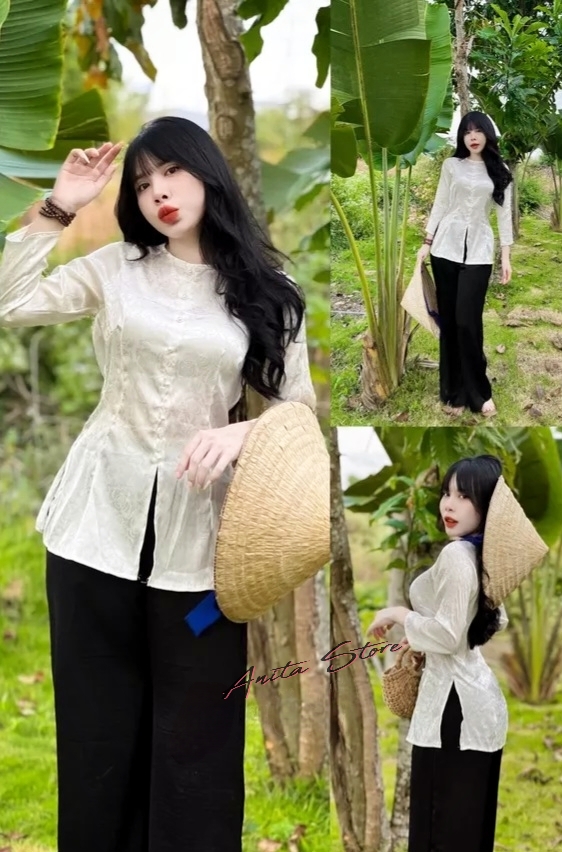 📿bà ba lụa hoa cao cấp. set bộ bà ba cúc ngọc lụa hoa cao cấp mềm mịn #đồ bà ba sang chảnh# set đồ lam đi chùa đi chơi