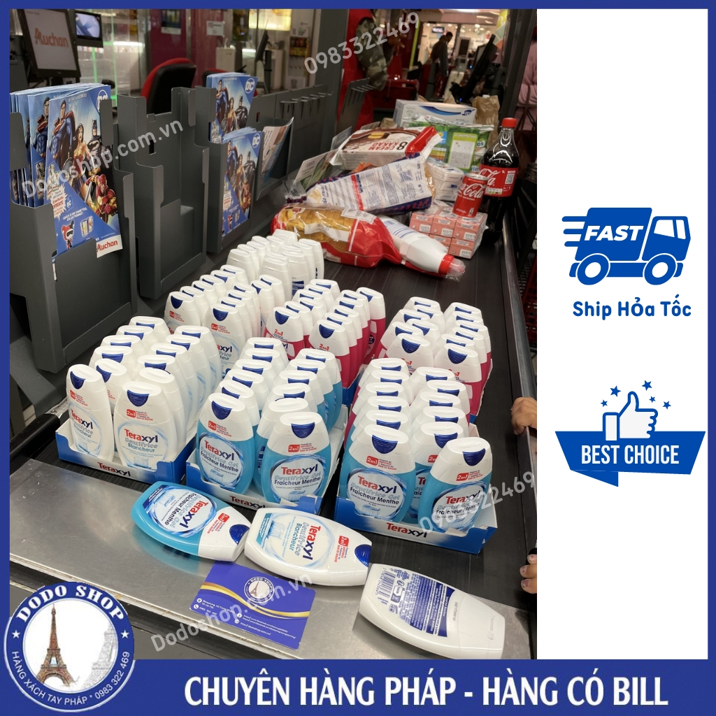 Kem đánh răng Teraxyl Blancheur 2 in 1 trắng răng, cải thiện tình trạng ố vàng trên răng, hàng nội đia PHáp_Dodoshop.com.vn