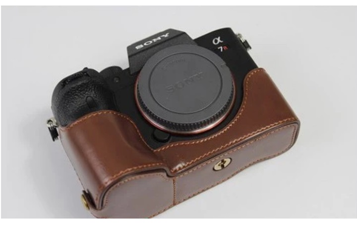 Bao da - half case máy ảnh sony a7r4, a9ii, a7iv