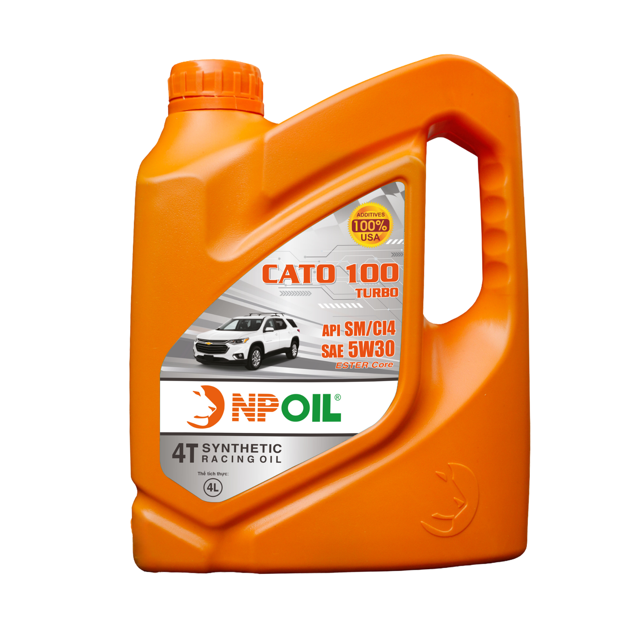 DẦU ĐỘNG CƠ Ô TÔ CATO 100  - API SM/CI4 - 5W30 - 4L/5L