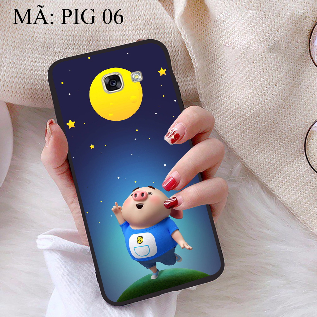 Ốp lưng icase dành cho samsung a5 2017 viền dẻo tpu bst pig cute