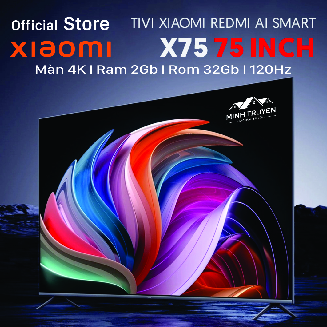 Tivi Xiaomi Redmi AI Smart X75 75 inch Ram2/32gb/MEMC