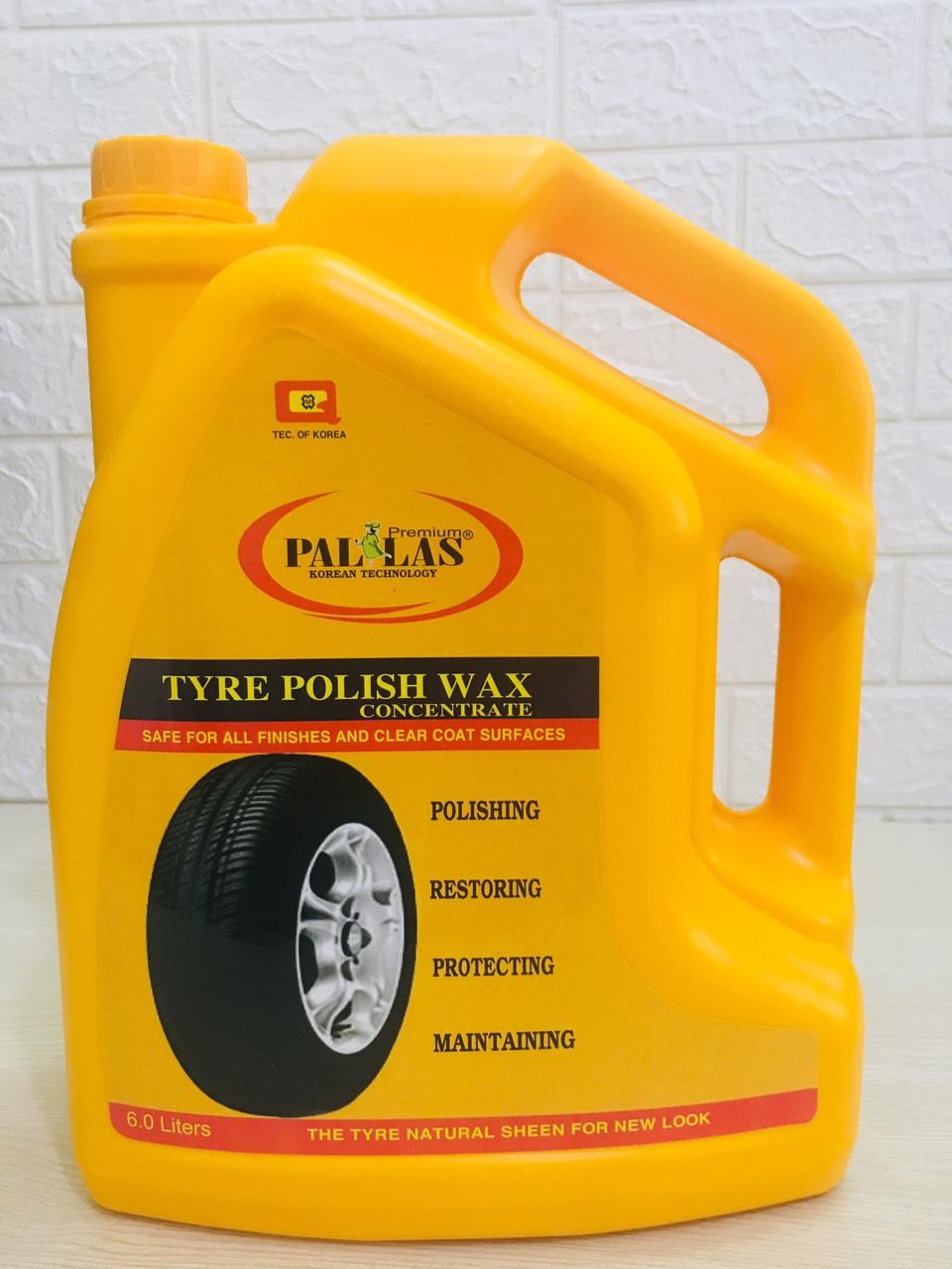 Wax Đánh bóng vỏ (lốp) xe PALLAS 6L
