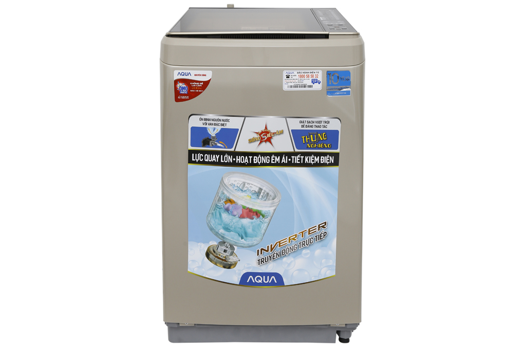 Máy giặt aqua cửa trên 9kg aqw-d900bt