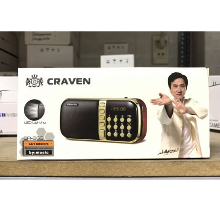 Loa nghe pháp craven cr-836s /cr-863, 2 pin siêu trâu hàng chính hãng | máy nghe kinh phật | loa nghe nhạc mp3 | đài fm có hỗ trợ thẻ nhớ, usb, có đèn pin | loa nghe tiếng anh cho bé | loa 2 pin thời gian dùng lâu - bh 6 tháng