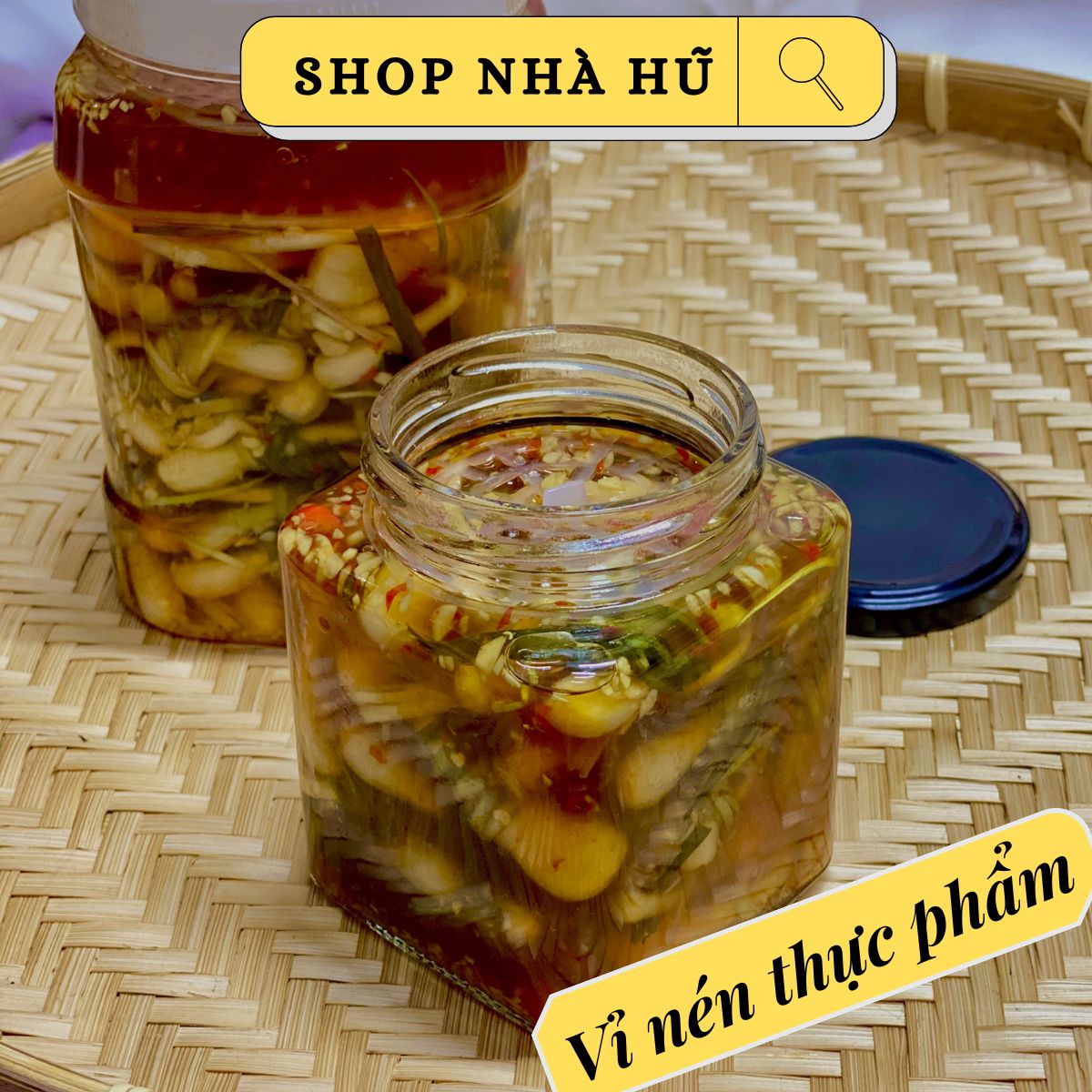 1kg Vỉ nén cà dưa muối giá sỉ dùng phên chèn miệng hũ ngâm thực phẩm măng ớt hành kiệu chanh đào